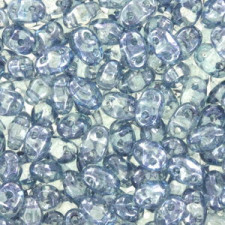 Matubo MiniDuo Perlen 4x2.5mm Luster - transparent blue